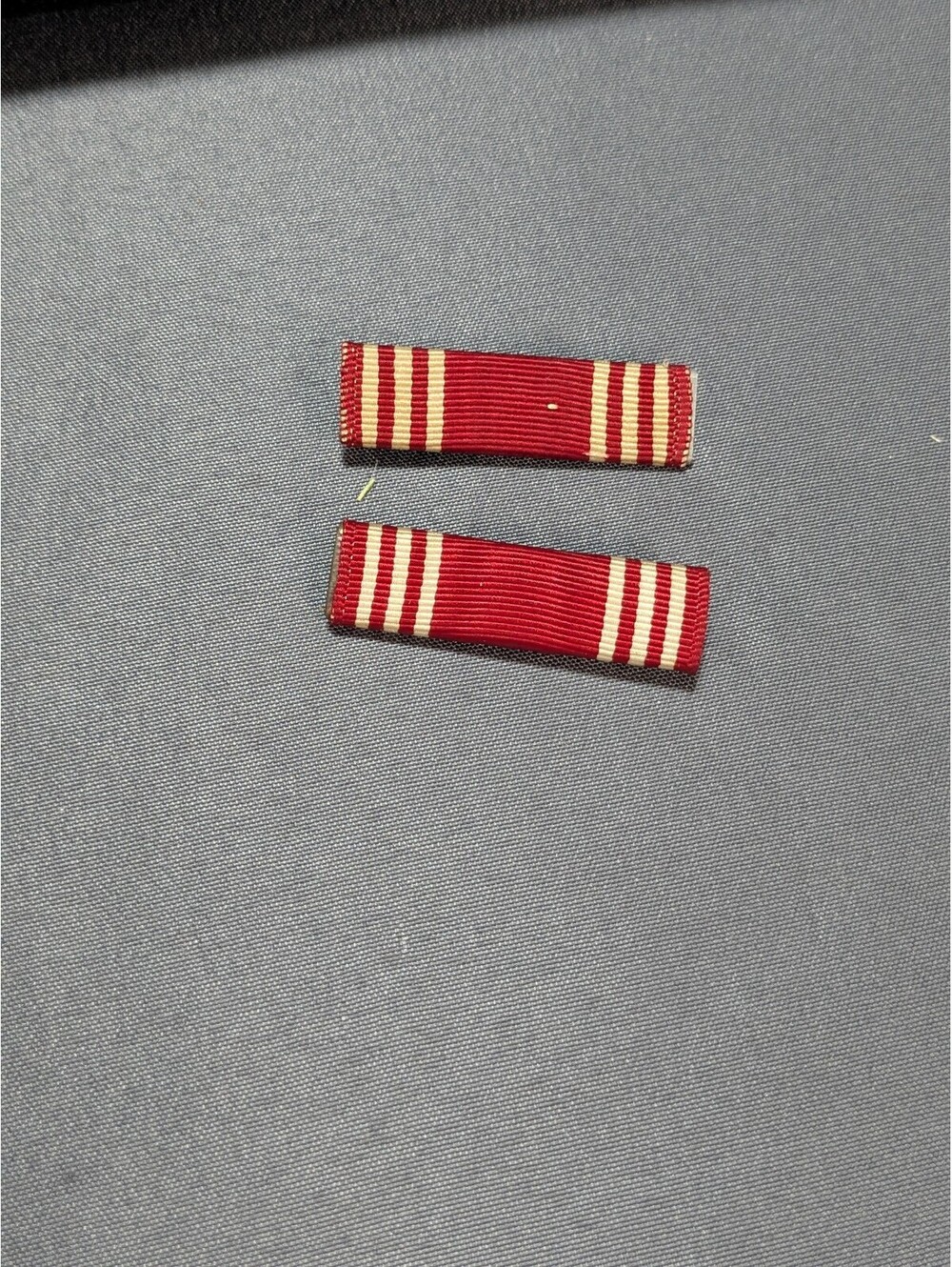 Vintage Military Ribbon Bars with Pin Backings